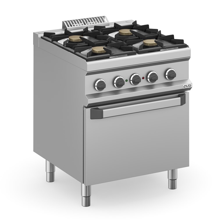 Gasfornuis met 4 branders (MBM MFB77EVXL)