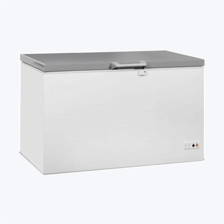 Diepvrieskist 407 liter met RVS deksel